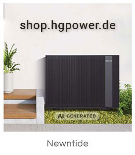 NEWNTIDE Hi-Master V Wärmepumpe im HG Shop für die Online-Bestellung von effizienten R290 Luft-Wasser-Wärmepumpen.